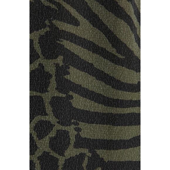 Rails Zana Animal Print Smocked Long Sleeve Minidress Size Large New with Tags - Picture 6 of 8